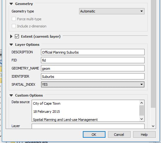 Layer Options