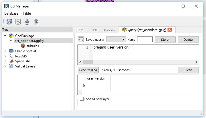 Pragma User Version