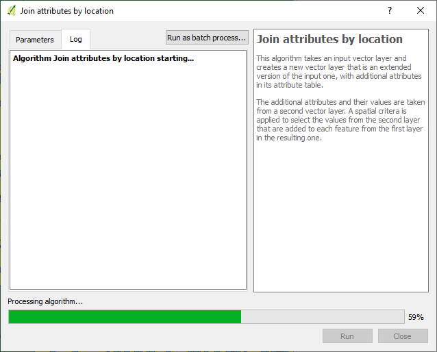 Join attributes by Location