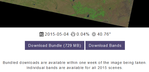 Landsat Data Download