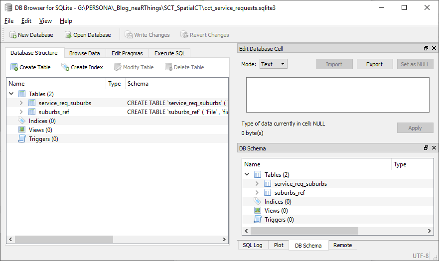 SQLITE DB of suburbs